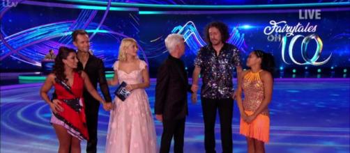 Saira and Mark face the Skate Off a second time as they go head to head with Ryan and Brandee (Image credit: Dancing On Ice/ITVhub)
