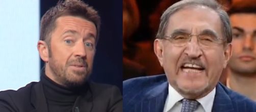 Scanzi-Larussa litigio in diretta tv