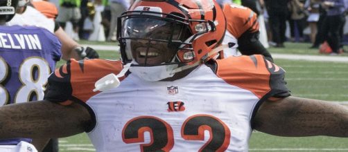 Jeremy Hill used to be a fan favorite with Bengals fans [Image via Keith Allison/Flikr]