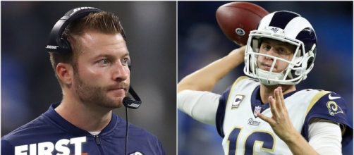 Sean McVay and Jared Goff where schooled by a more experienced Patriots team. - [ESPN / YouTube screencap]