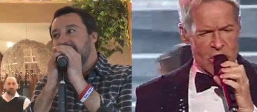 Claudio Baglioni e Matteo Salvini. Blasting News