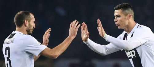 Giorgio Chiellini e Cristiano Ronaldo (sito: Foxsport.it)