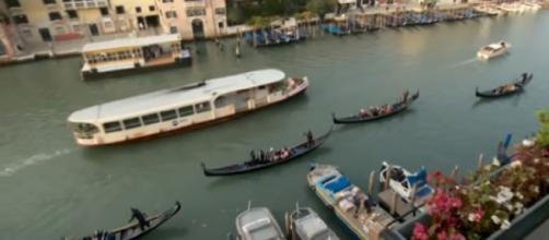 Venice plans to tax day-trippers. [Image source/CBS Evening News YouTube video]
