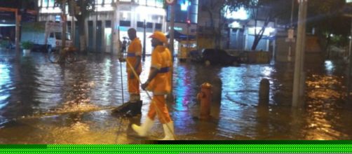 Chuva forte deixa regiões do Rio alagadas (Reprodução/Twitter/@OperaçõesRio)