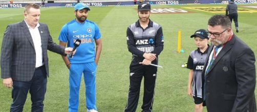 Rohit Sharma wins toss and fields again (Image via BCCI/Twitter)