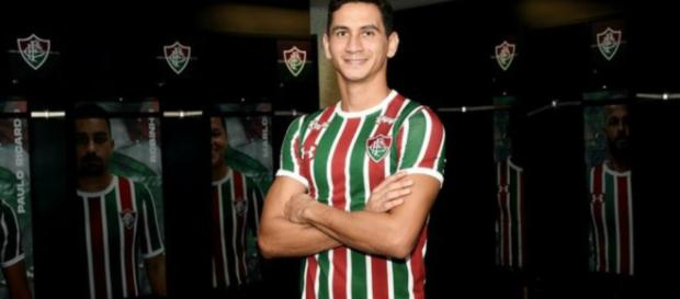 Chegada de Ganso mudou drasticamente o clima no Fluminense (Reprodução/Twitter/@FluminenseFC) Chegada de Ganso mudou drasticamente o clima no Fluminense (Reprodução/Twitter/@FluminenseFC)
