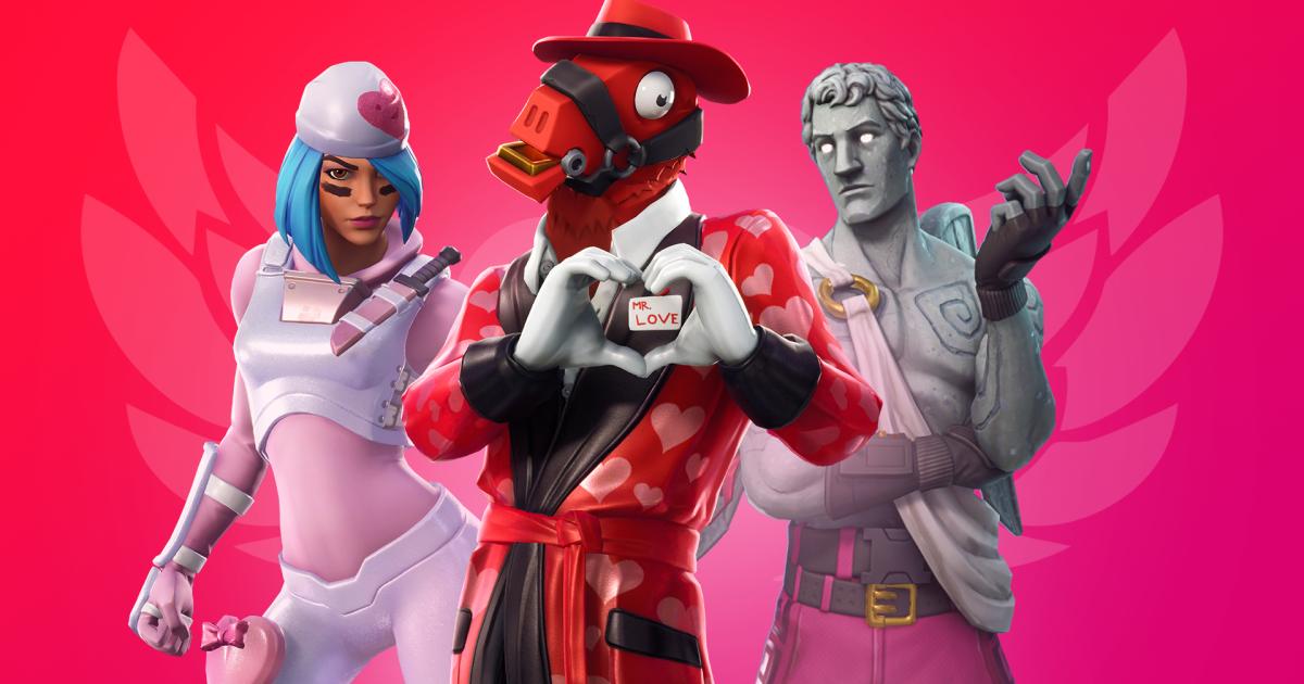 Fortnite Press Release Fortnite S Valentine S Day Event Brings Competitive System And Free Cosmetic Items