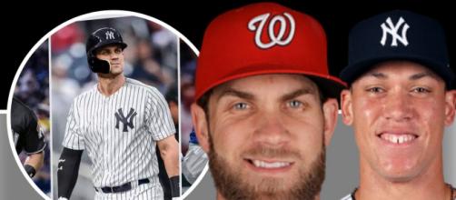 Aaron Judge wants Bryce Harper to be a Yankee [ Image Credit] Fuzzy - YouTube