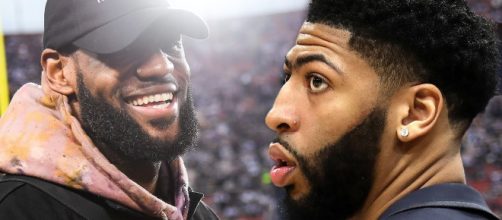 LeBron will team up with Anthony Davis but not as members of the Lakers this season. [Image via TheFumble/YouTube]