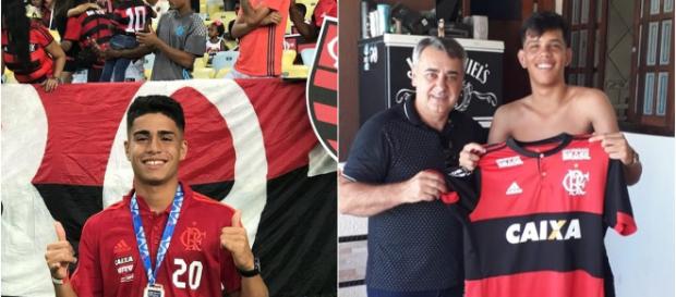 Eles sobreviveram à tragédia no CT do Flamengo (Divulgação Flamengo / Arquivo Pessoal Pablo Ruan) Eles sobreviveram à tragédia no CT do Flamengo (Divulgação Flamengo / Arquivo Pessoal Pablo Ruan)