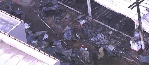 Incêndio em CT do Flamengo deixa 10 mortos e três feridos. Imagem: TV Globo Incêndio em CT do Flamengo deixa 10 mortos e três feridos. Imagem: TV Globo