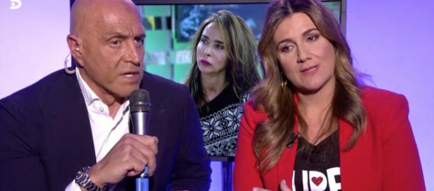 Kiko Matamoros y Carlota Corredera en Sálvame Kiko Matamoros y Carlota Corredera en Sálvame