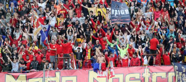 Tifosi del Benevento. Foto - mondoudinese.it Tifosi del Benevento. Foto - mondoudinese.it