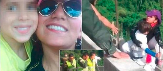 Colombia, madre si getta insieme al figlio di 10 anni da un ponte alto 100 metri, deceduti entrambi Colombia, madre si getta insieme al figlio di 10 anni da un ponte alto 100 metri, deceduti entrambi