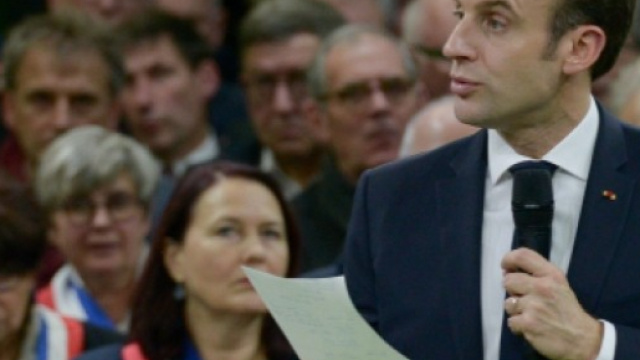 Le président de la République au coeur du Grand Débat national