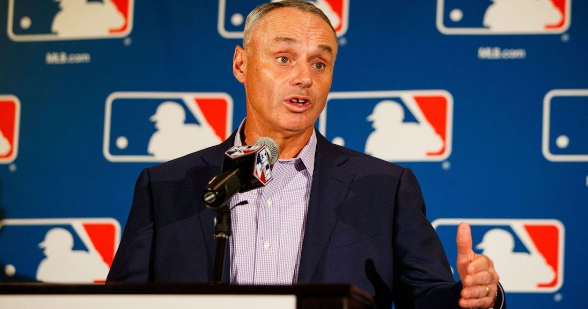 MLB Commissioner Rob Manfred addresses proposed rule changes