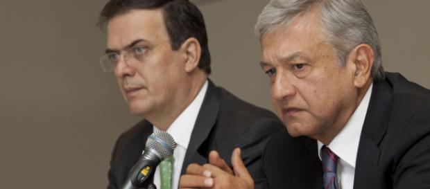 Marcelo Ebrard, canciller de México junto al presidente López Obrador. Marcelo Ebrard, canciller de México junto al presidente López Obrador.