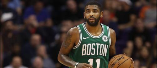 Kyrie Irving led the Boston Celtics to a win over the LA Lakers on Saturday (Mar. 9). [Image via NBA/YouTube]