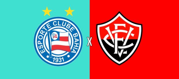Bahia x Vitória ao vivo (Montagem Diogo Marcondes) Bahia x Vitória ao vivo (Montagem Diogo Marcondes)