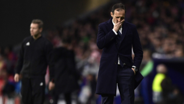 Juventus-Atletico Madrid: Allegri senza cinque giocatori