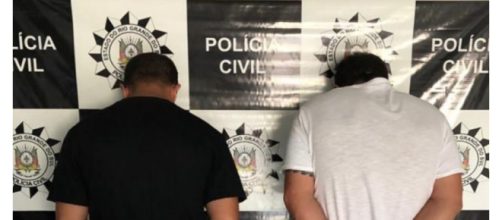 O homens foram presos pela Polícia Civil. (Foto: Divulgação/Polícia Civil)