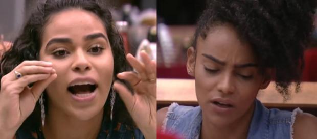 Elana e Gabriela discutem no BBB19 (Reprodução Gshow) Elana e Gabriela discutem no BBB19 (Reprodução Gshow)