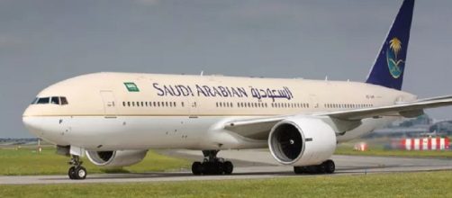 Avião da Saudi Arabian. (Foto: Divulgação/Saudi Arabian)
