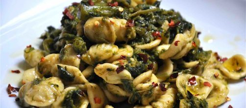 Orecchiette cime di rapa e vongole.