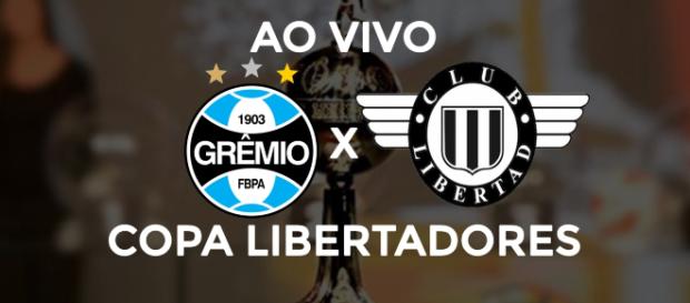 Grêmio x Libertad ao vivo (Montagem: Diogo Marcondes) Grêmio x Libertad ao vivo (Montagem: Diogo Marcondes)