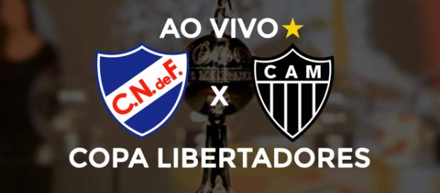 Nacional-URU x Atlético-MG ao vivo (montagem: Diogo Marcondes) Nacional-URU x Atlético-MG ao vivo (montagem: Diogo Marcondes)
