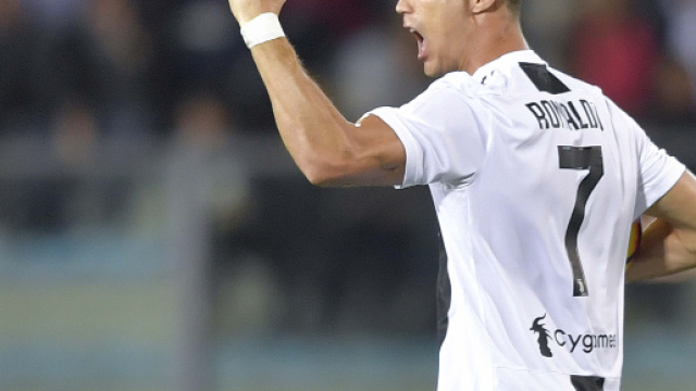 Esultanza bianconera di CR7 in Champions