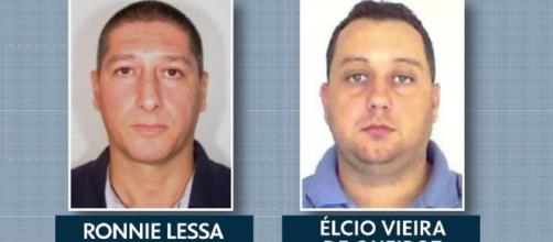 Élcio Queiroz e Lessa foram detidos por suspeita de assassinato. (Foto: Reprodução/TV Globo)