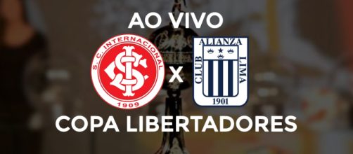 Inter x Alianza Lima ao vivo (Montagem Diogo Marcondes)