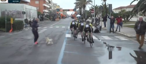 Tirreno-Adriatico: cronosquadre alla Mitchelton, Nibali perde più di un minuto