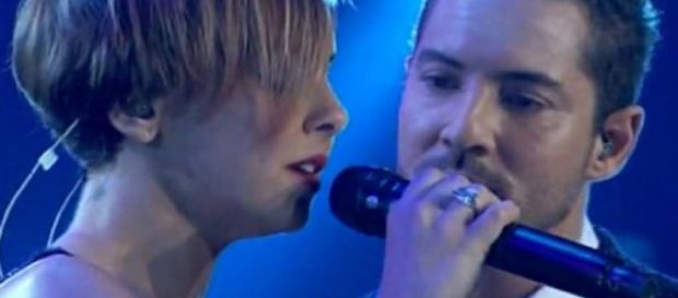 Chenoa y David Bisbal en el concierto de 'OT' / RTVE Chenoa y David Bisbal en el concierto de 'OT' / RTVE