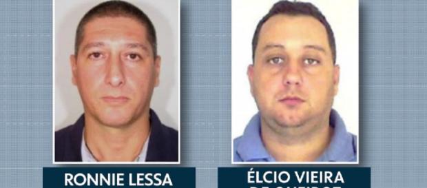 Élcio Queiroz e Lessa foram detidos por suspeita de assassinato. (Foto: Reprodução/TV Globo) Élcio Queiroz e Lessa foram detidos por suspeita de assassinato. (Foto: Reprodução/TV Globo)
