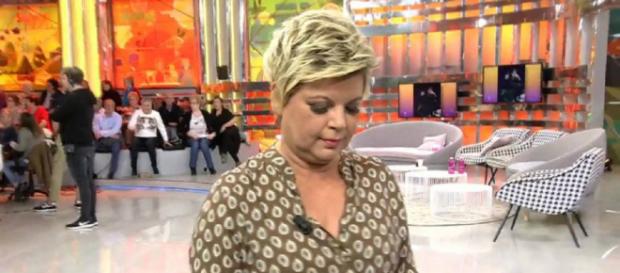 Terelu Campos abandonando 'Sálvame'. / Telecinco Terelu Campos abandonando 'Sálvame'. / Telecinco