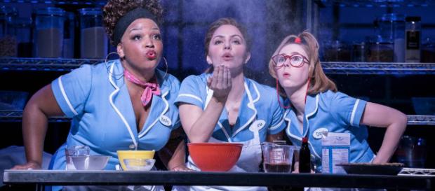 The Waitress follows the life of pie baking extraordinaire Jenna Hunterson, played by Katharine Mcphee. image credit Johan Persson/Cornershop PR The Waitress follows the life of pie baking extraordinaire Jenna Hunterson, played by Katharine Mcphee. image credit Johan Persson/Cornershop PR