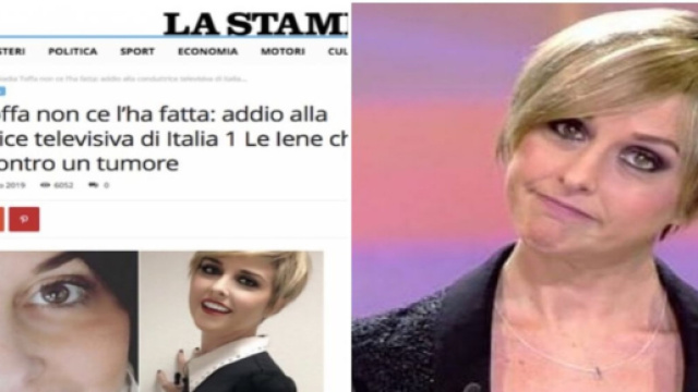 Nadia Toffa e la bufala sulla sua morte
