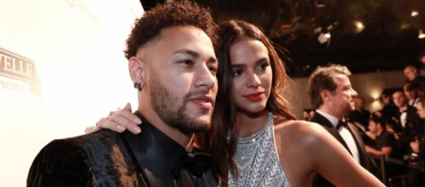 Neymar e Bruna (Foto/Reprodução:BlastingNews). Neymar e Bruna (Foto/Reprodução:BlastingNews).