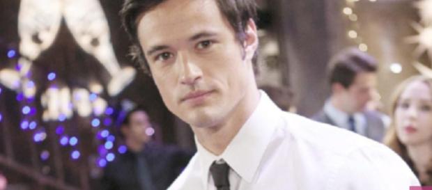 Thomas returns to an& B after Caroline’s death. (Image Source: B&B Worldwide Vooice of the Fans.(YouTube.) Thomas returns to an& B after Caroline’s death. (Image Source: B&B Worldwide Vooice of the Fans.(YouTube.)