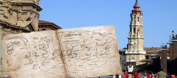 El mapa de Vinlandia se descubrió en La Seo de Zaragoza. El mapa de Vinlandia se descubrió en La Seo de Zaragoza.