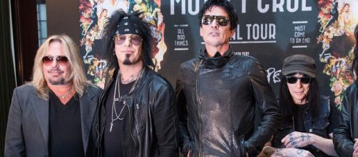 Motley Crue alla presentazione del loro tour d'addio