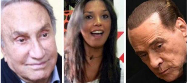 Emilio Fede, Imane Fadil e Silvio Berlusconi Emilio Fede, Imane Fadil e Silvio Berlusconi