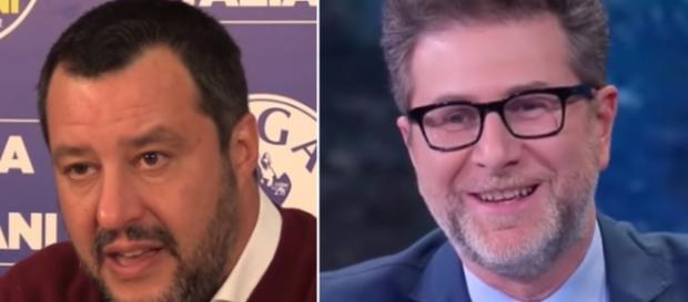 Matteo Salvini e Fabio Fazio, ancora un attacco del Ministro a distanza. Matteo Salvini e Fabio Fazio, ancora un attacco del Ministro a distanza.