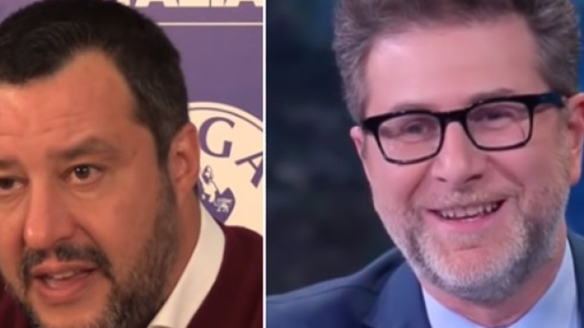 Matteo Salvini e Fabio Fazio, ancora un attacco del Ministro a distanza.