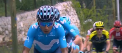 Nairo Quintana all'attacco alla Parigi-Nizza.