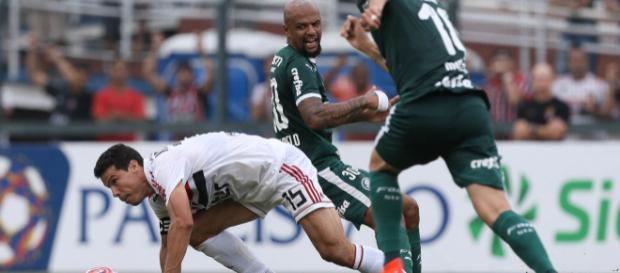 São Paulo conheceu mais uma derrota em clássicos. (Divulgação/Palmeiras) São Paulo conheceu mais uma derrota em clássicos. (Divulgação/Palmeiras)