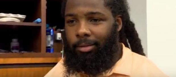 Adrian Clayborn played one season with the Patriots (Image Credit: New England Patriots/YouTube) Adrian Clayborn played one season with the Patriots (Image Credit: New England Patriots/YouTube)