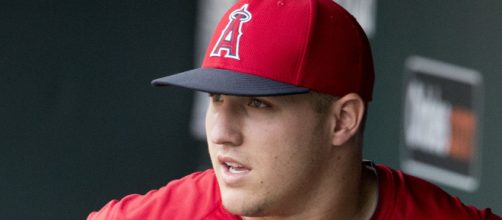 Mike Trout has tongues wagging Tuesday morning . [Image via Keith Allison/Flikr]